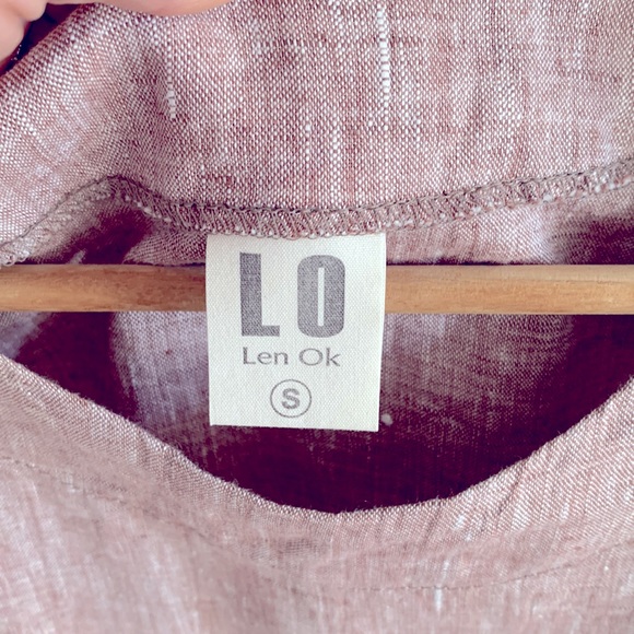 Washed Linen Dress with Pockets - Picture 4 of 9